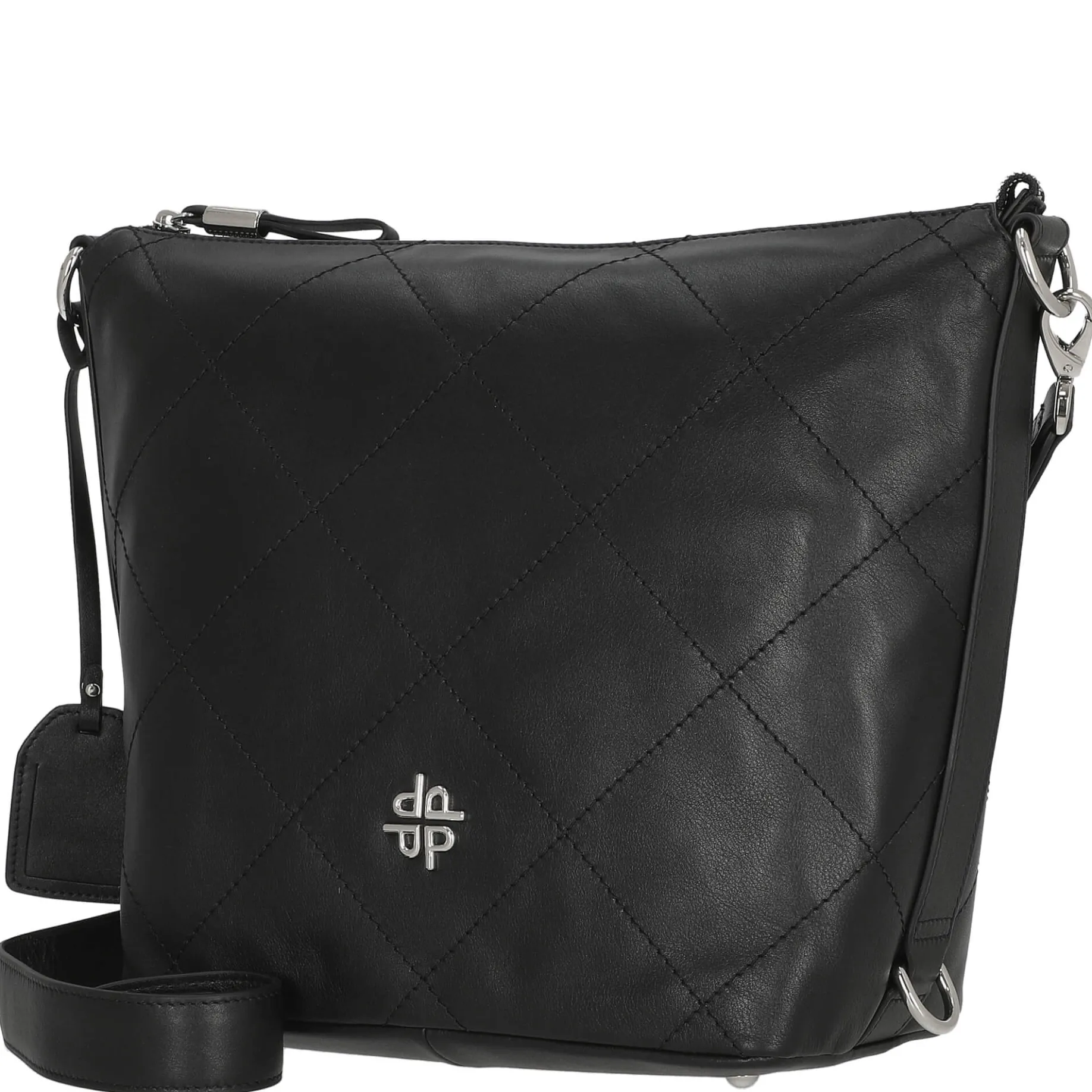 Aurelie - Schultertasche 34 cm Rindleder (black)
