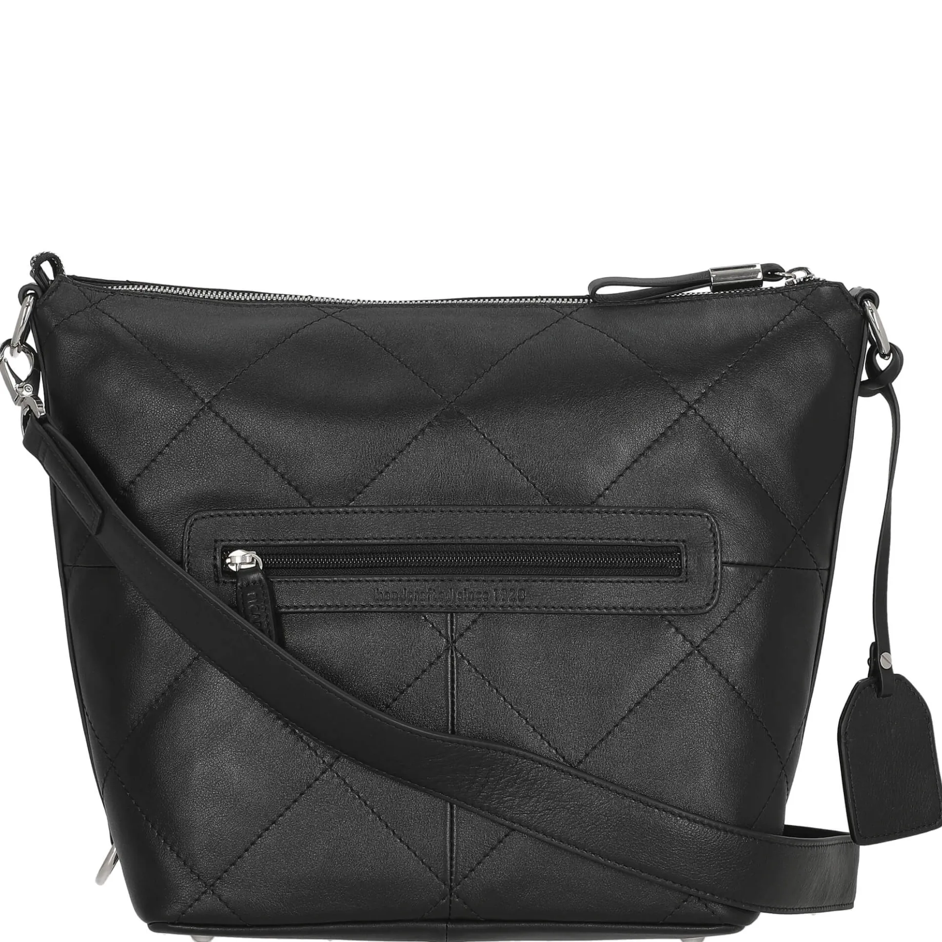 Aurelie - Schultertasche 34 cm Rindleder (black)