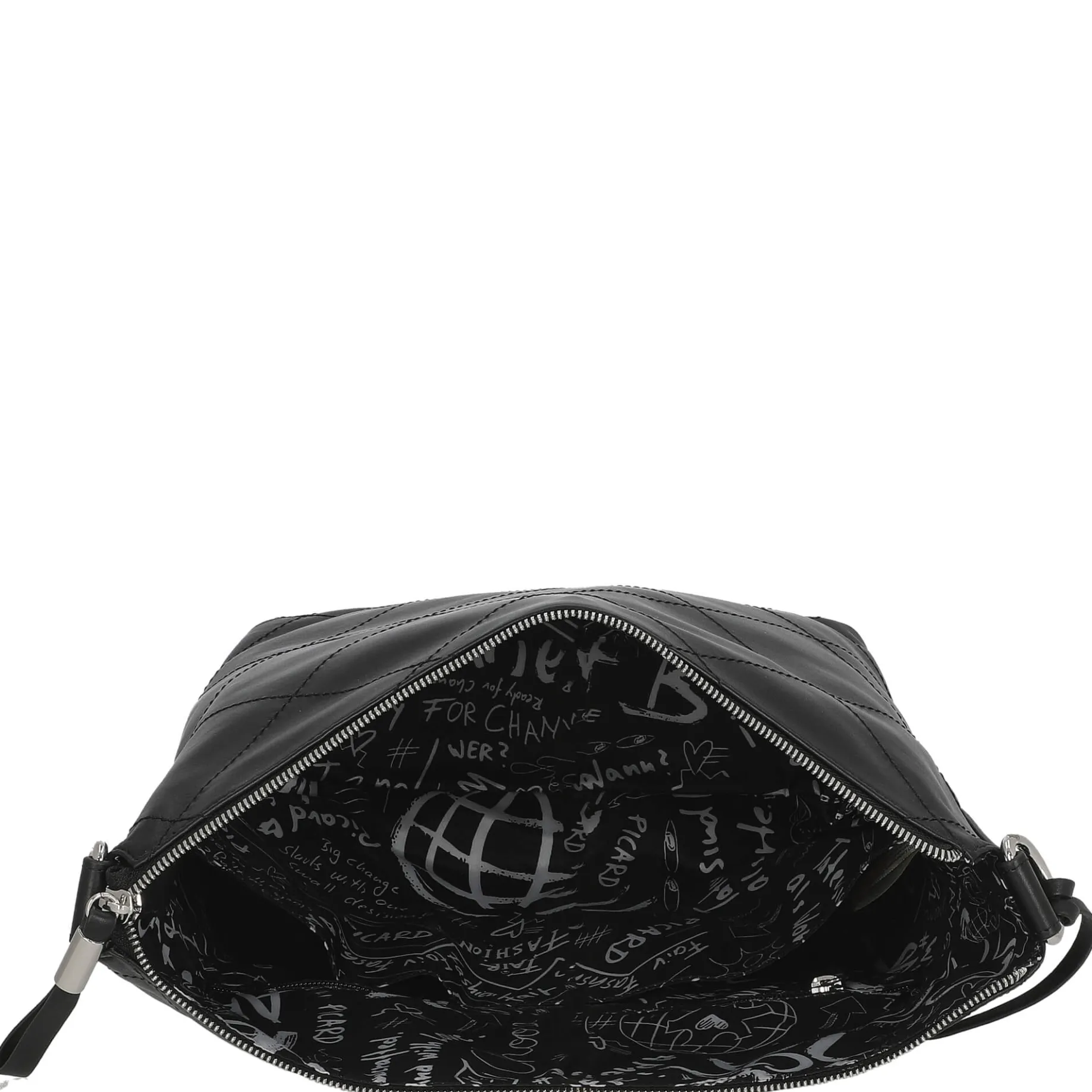Aurelie - Schultertasche 34 cm Rindleder (black)
