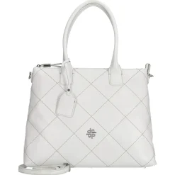 Aurelie - Shopper 37 cm Rindleder (white lily)