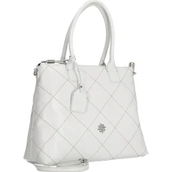 Aurelie - Shopper 37 cm Rindleder (white lily)