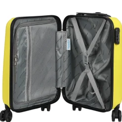 Aurora - 4-Rollen-Kabinentrolley 54 cm (zitronengelb)