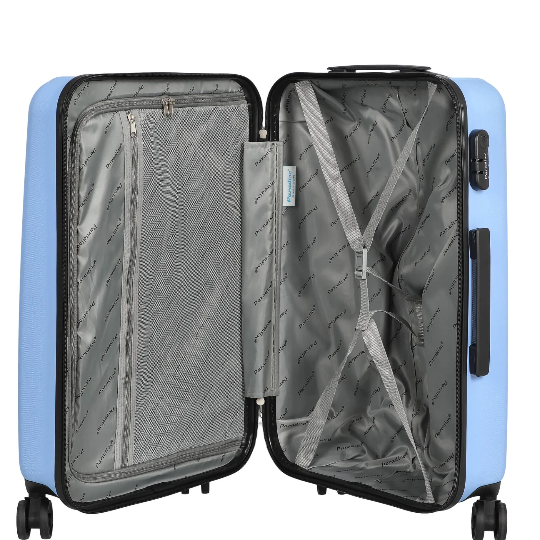 Aurora - 4-Rollen-Trolley 67 cm (himmelblau)