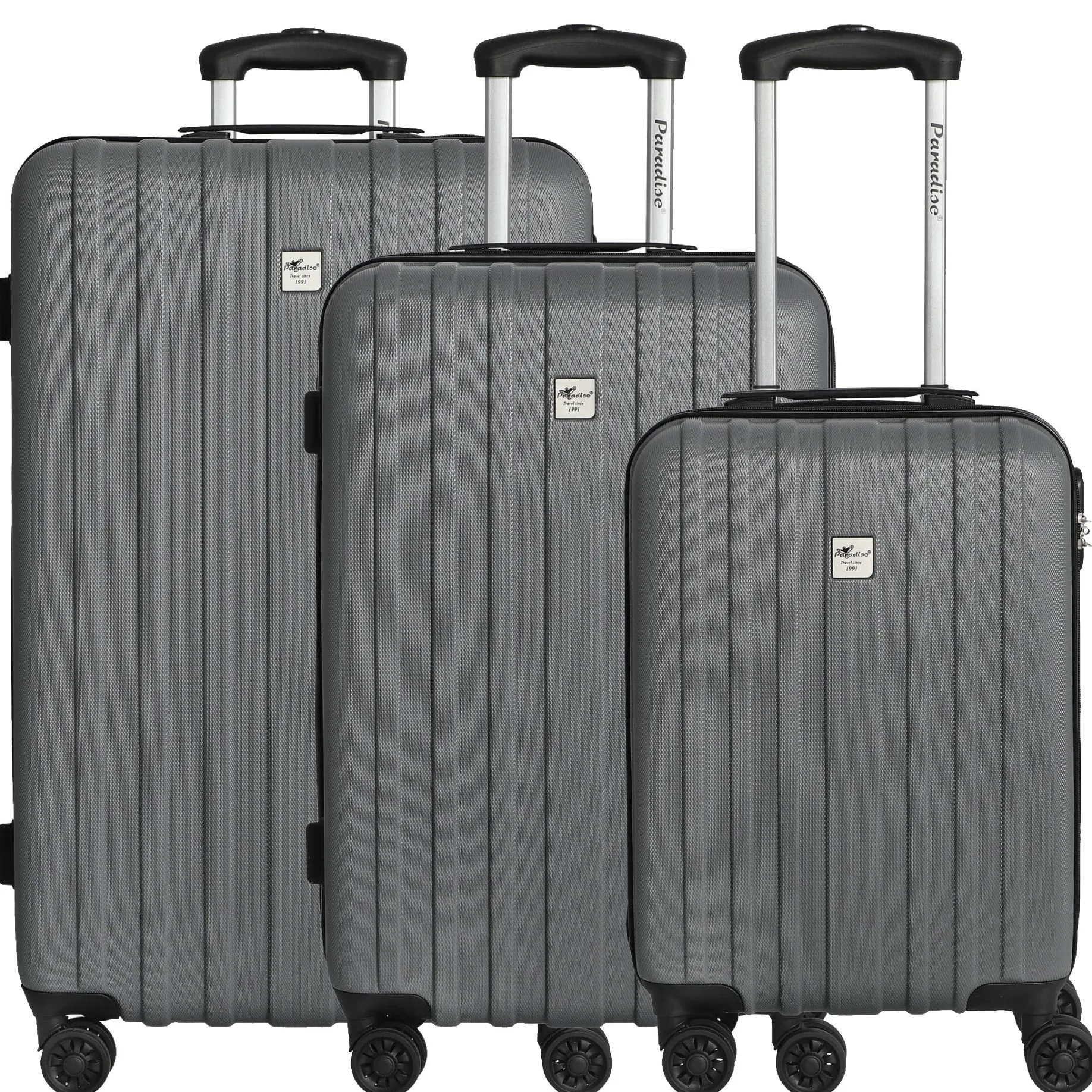 Aurora - Trolley-Set 3tlg. (anthrazit)