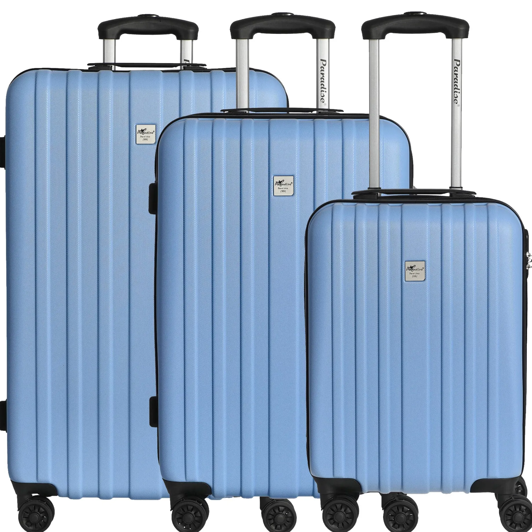 Aurora - Trolley-Set 3tlg. (himmelblau)