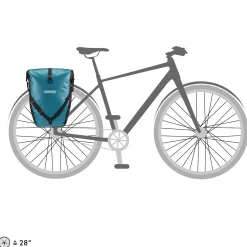 Back-Roller 40 - Hinterradtasche QL2.1 (2x20L) 42 cm (petrol black)