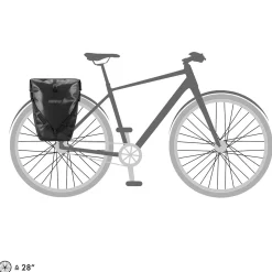 Back-Roller Free 40 -Hinterradtasche QL 2.1 (2x20L) 42 cm (black)