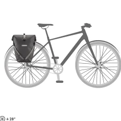 Back-Roller Urban 20 - Hinterradtasche QL2.1 42 cm (pepper)