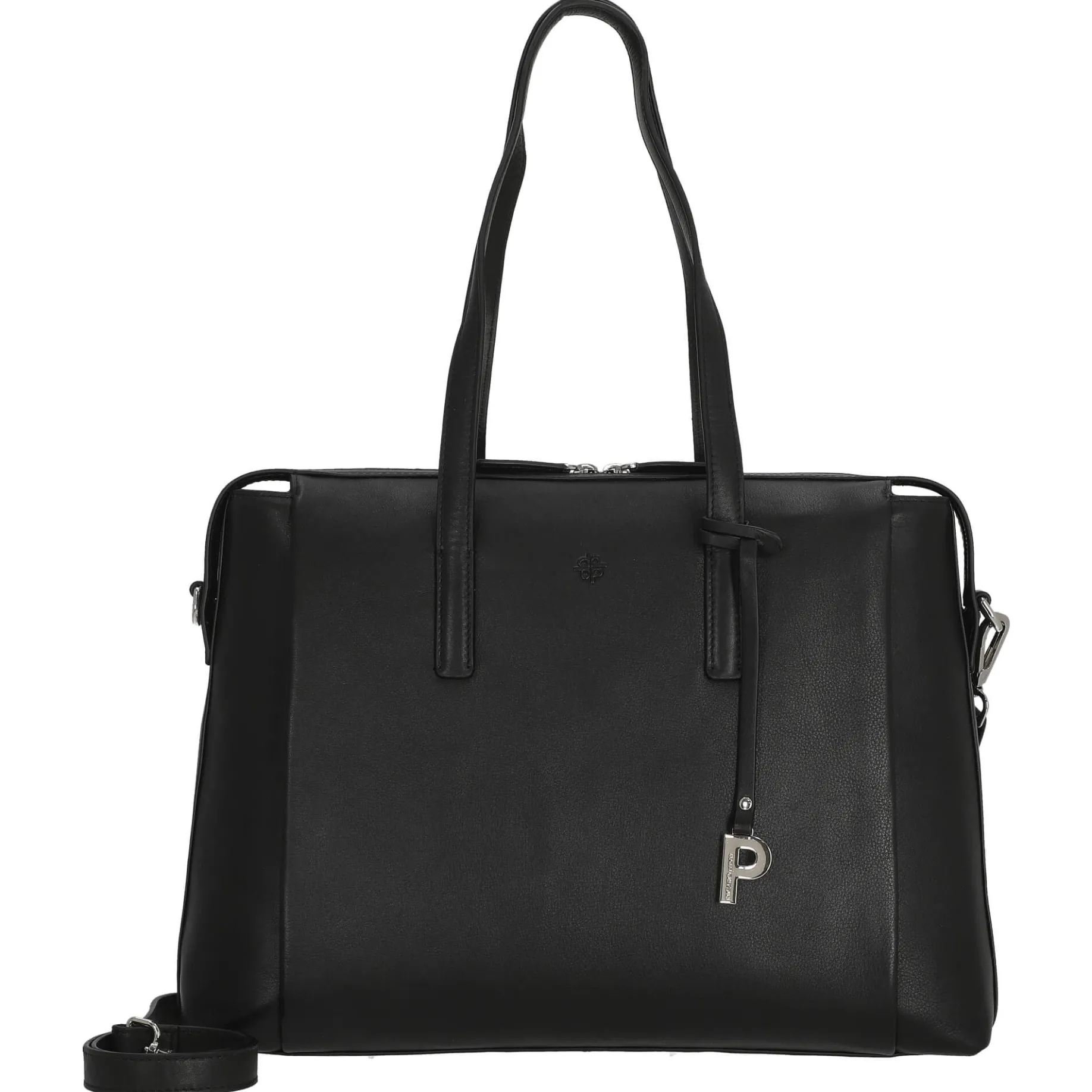 Bali - Henkeltasche 37 cm Rindleder (black)