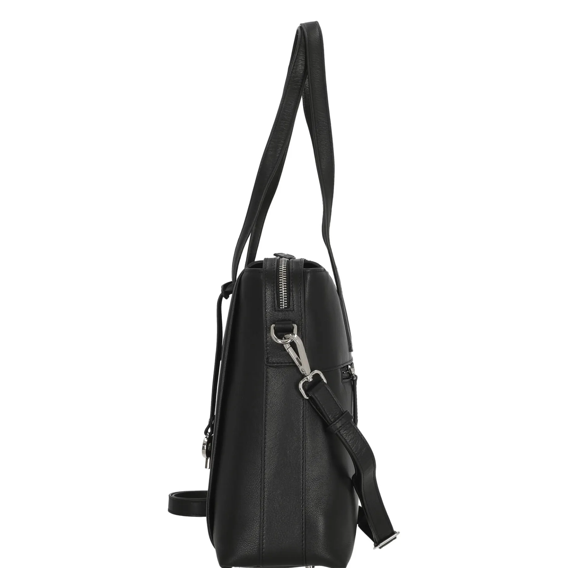 Bali - Henkeltasche 37 cm Rindleder (black)