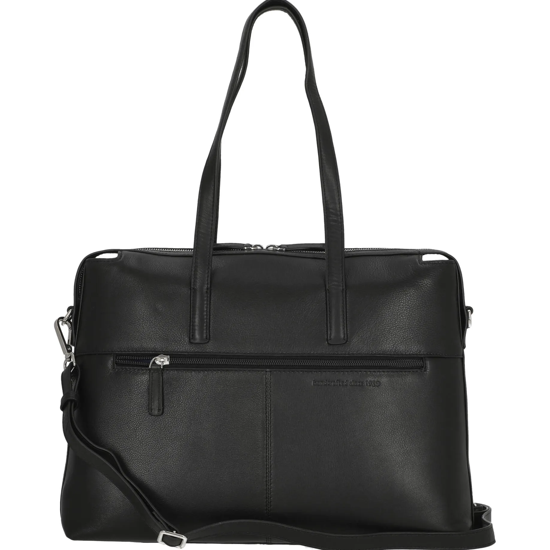 Bali - Henkeltasche 37 cm Rindleder (black)