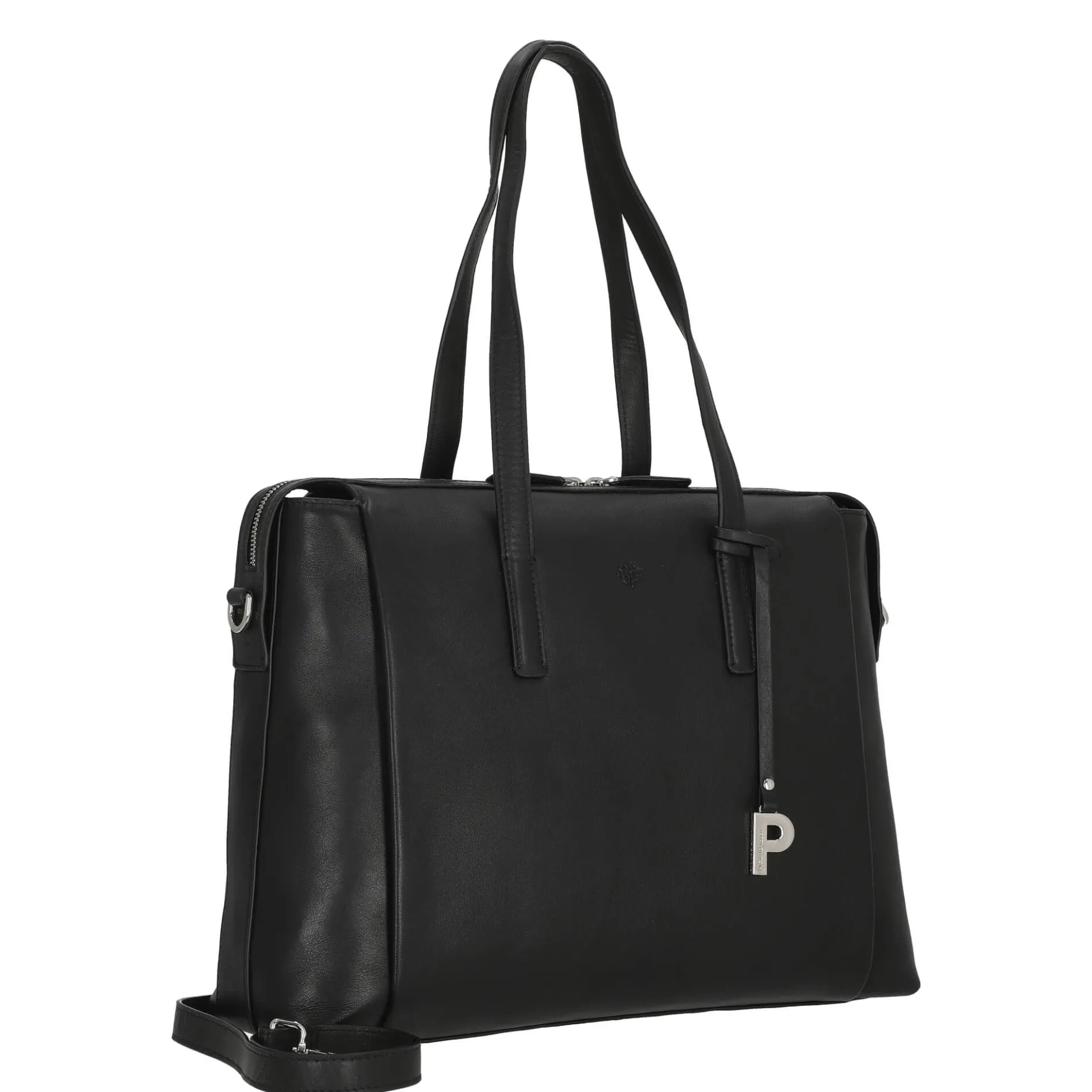 Bali - Henkeltasche 37 cm Rindleder (black)