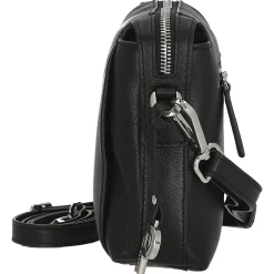 Bali - Schultertasche 22 cm Rindleder (black)