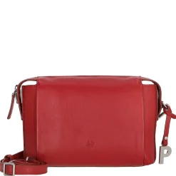 Bali - Schultertasche 22 cm Rindleder (rot)