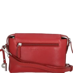 Bali - Schultertasche 22 cm Rindleder (rot)