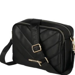 BARBARA Cozy Crossbody Bag - Umhängetasche 22 cm (schwarz)