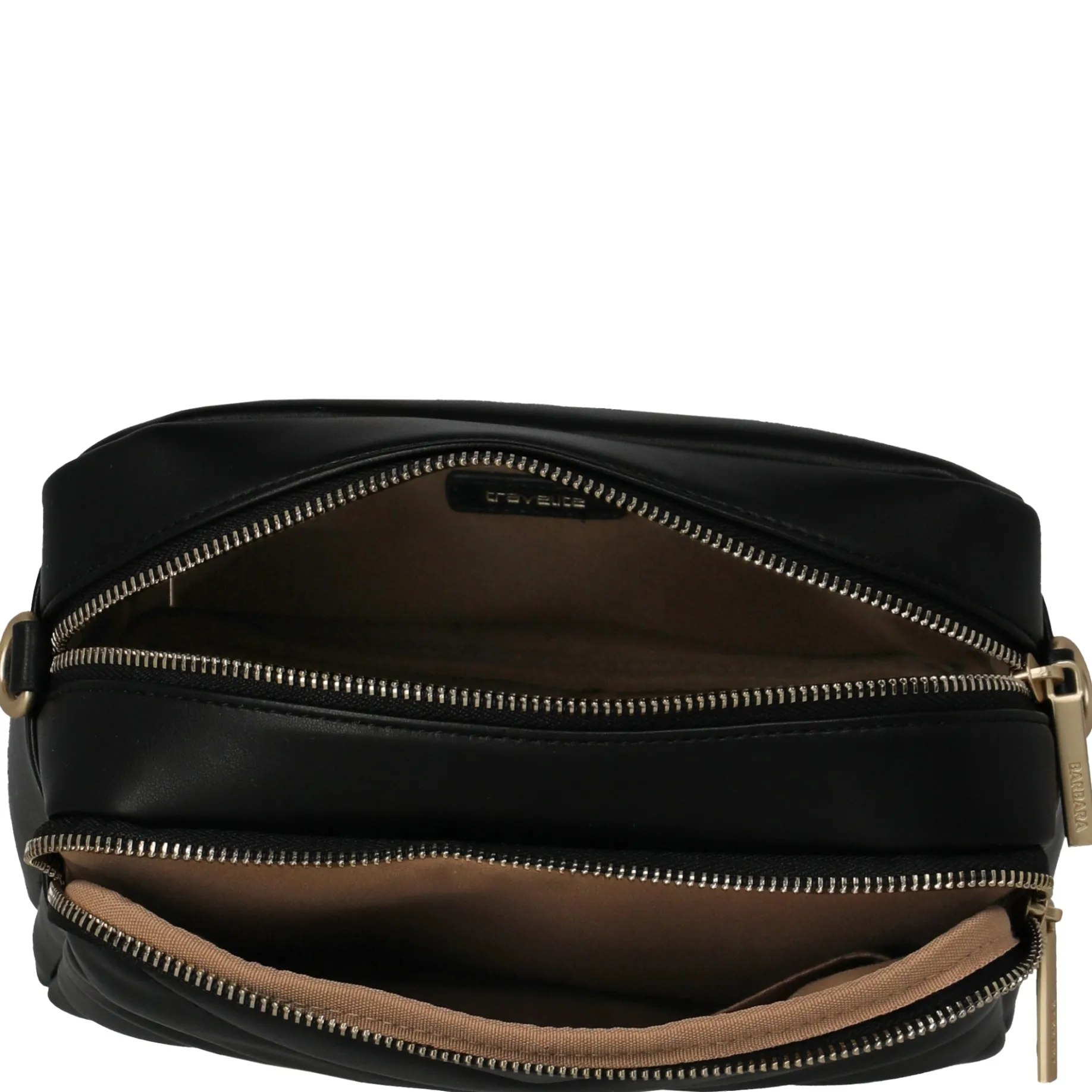 BARBARA Cozy Crossbody Bag - Umhängetasche 22 cm (schwarz)