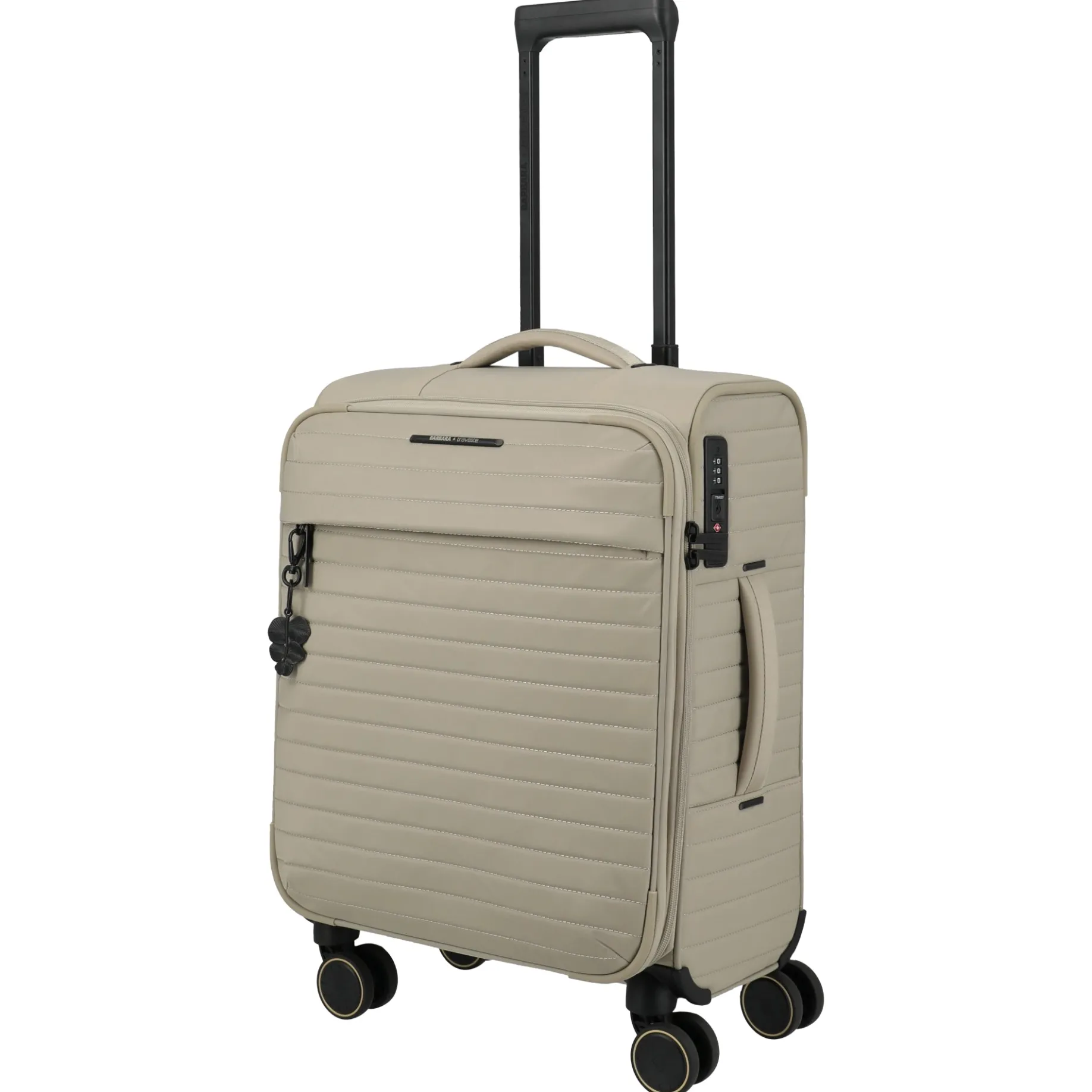 BARBARA Stepp - 4-Rollen-Trolley S 55 cm erw. (satin nude, 55 cm)