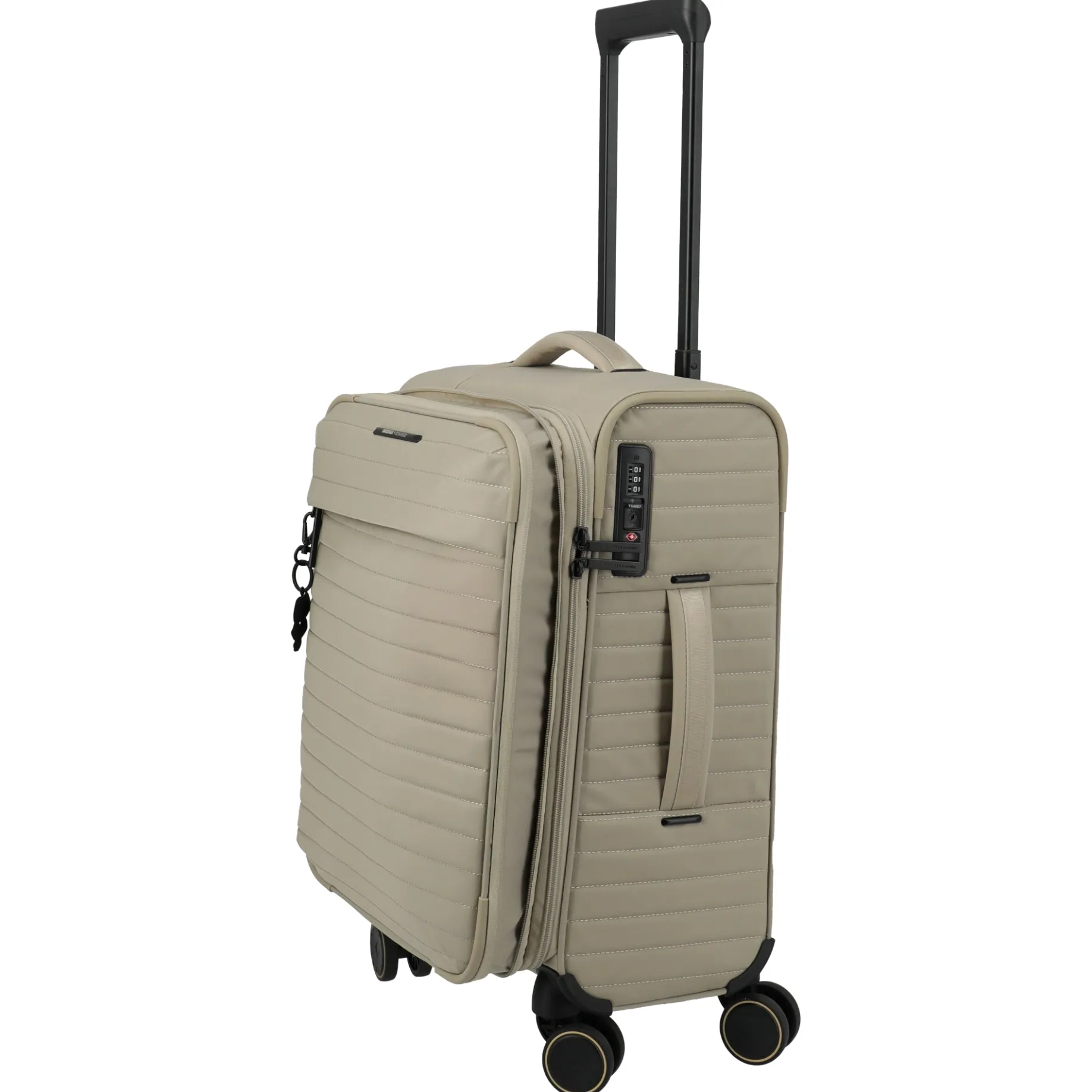 BARBARA Stepp - 4-Rollen-Trolley S 55 cm erw. (satin nude, 55 cm)