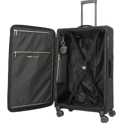 BARBARA Stepp - 4-Rollen-Trolley L 80 cm (schwarz, 80 cm)