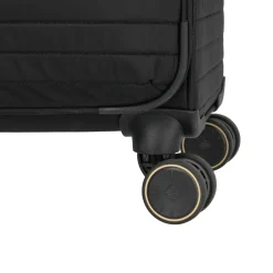 BARBARA Stepp - 4-Rollen-Trolley M 68 cm erw. (schwarz, 68 cm)