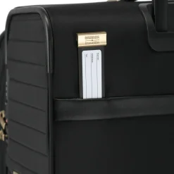 BARBARA Stepp - 4-Rollen-Trolley M 68 cm erw. (schwarz, 68 cm)