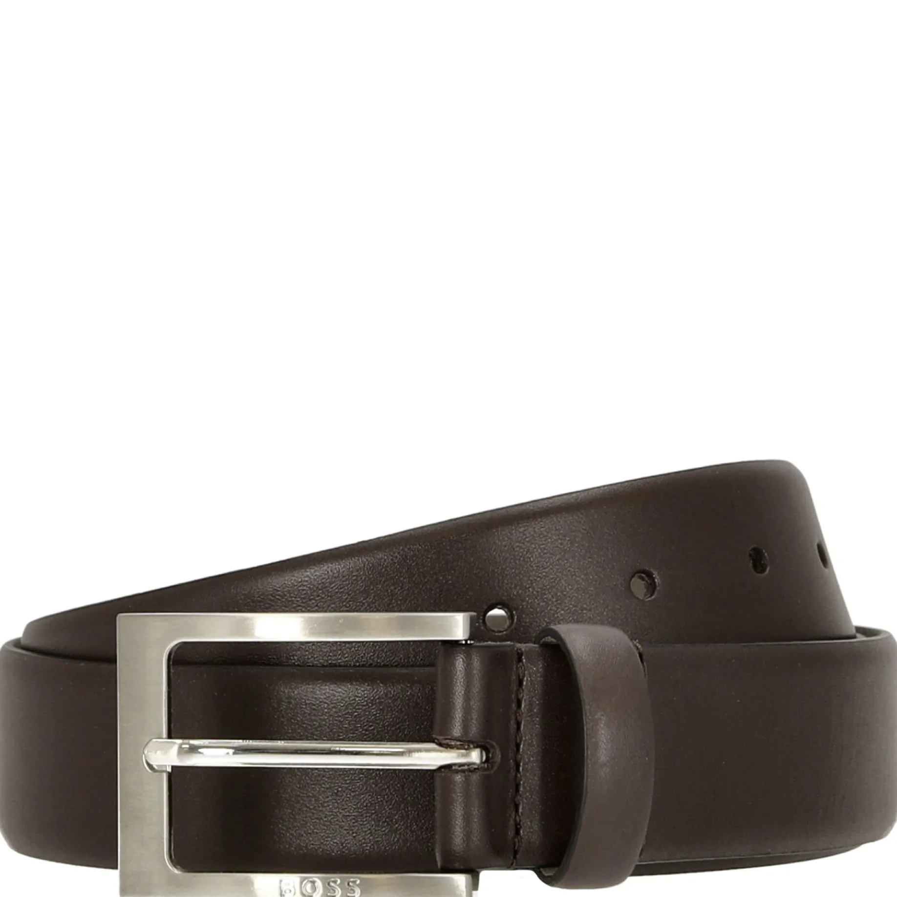 Barnabie - Ledergürtel mit Dornschließe 3.5 cm (dark brown, 110)