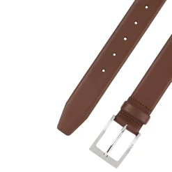 Barnabie - Ledergürtel mit Dornschließe 3.5 cm (medium brown, 95 cm)