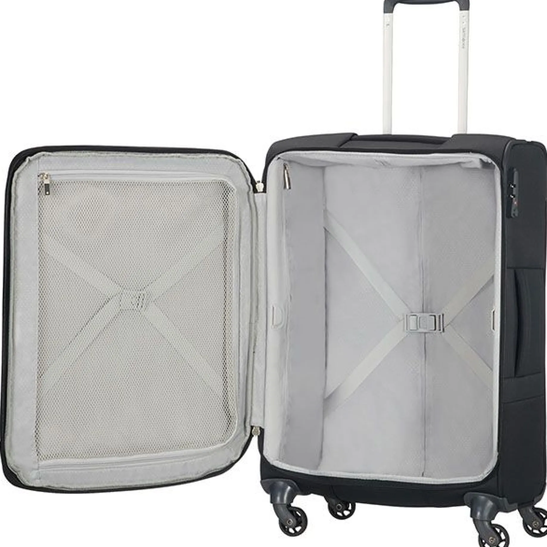 Base Boost - 4-Rollen-Trolley M 66 cm erw. (black)
