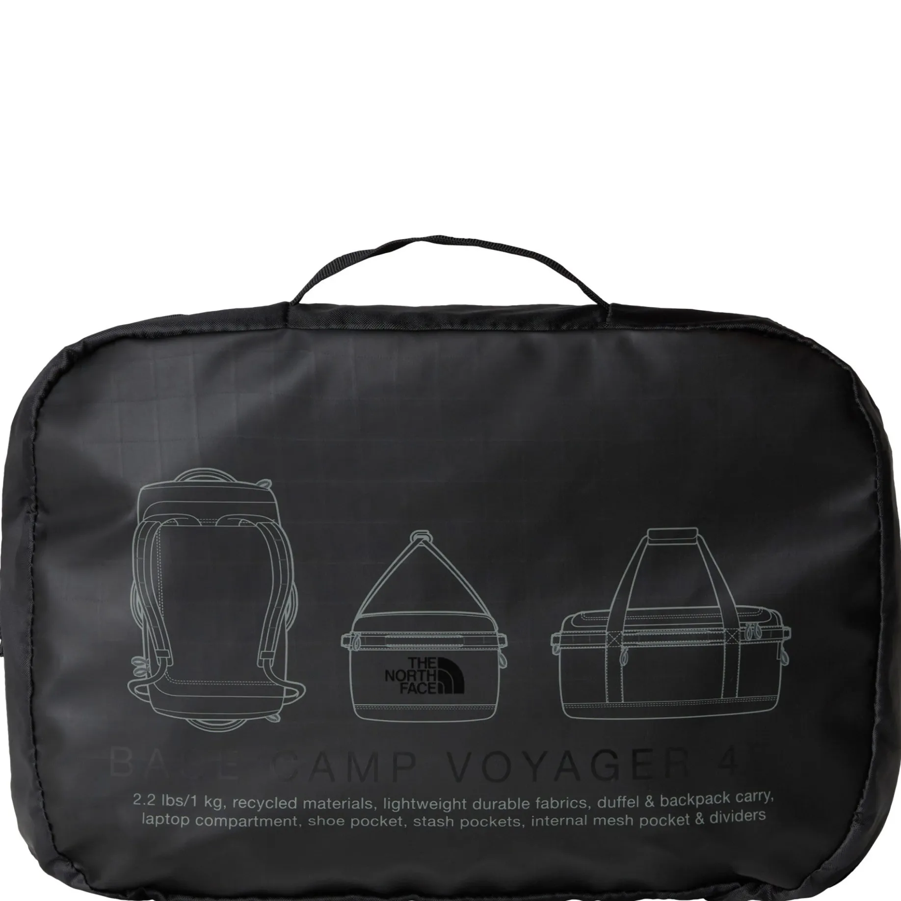 Base Camp Voyager Duffel 42 - Reisetasche 58 cm (tnf black/asphalt grey)