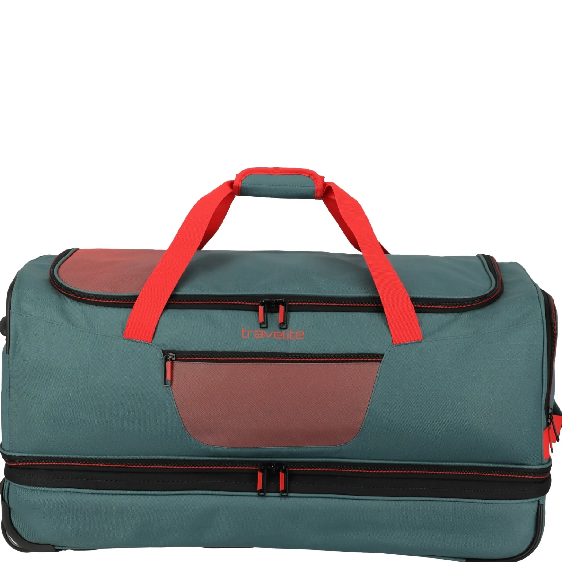 Basics - Rollenreisetasche 98/119L 70 cm erw. (grün/orange)