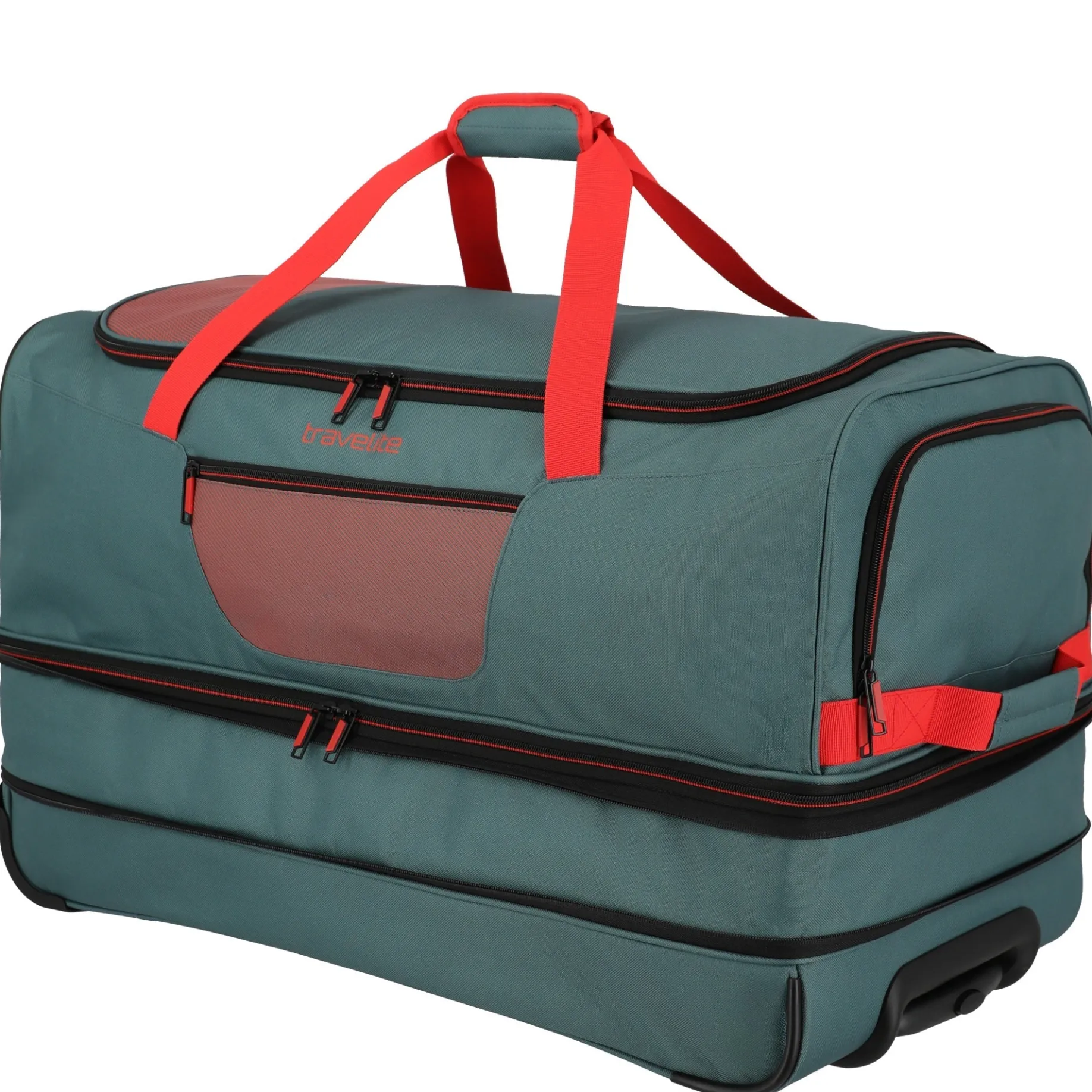Basics - Rollenreisetasche 98/119L 70 cm erw. (grün/orange)