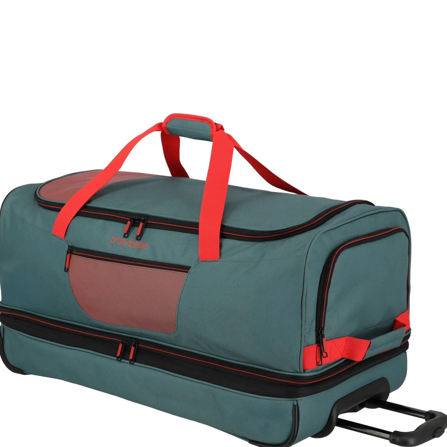 Basics - Rollenreisetasche 98/119L 70 cm erw. (grün/orange)