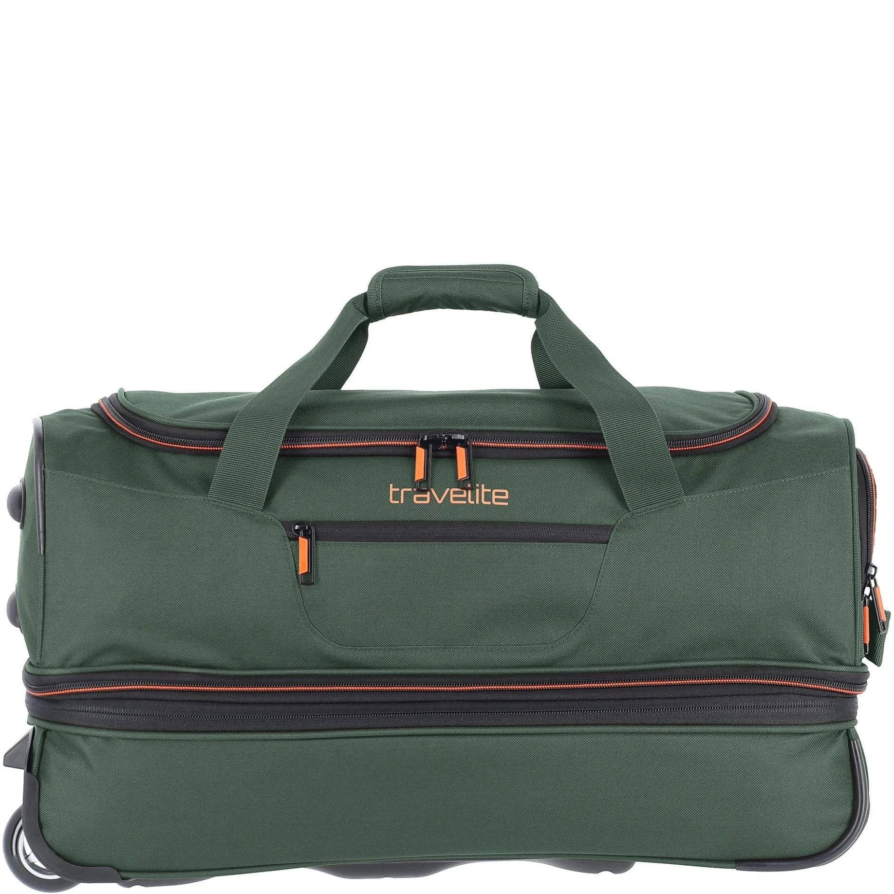 Basics - Rollenreisetasche 51/64L 55 cm erw. (dunkgrün)