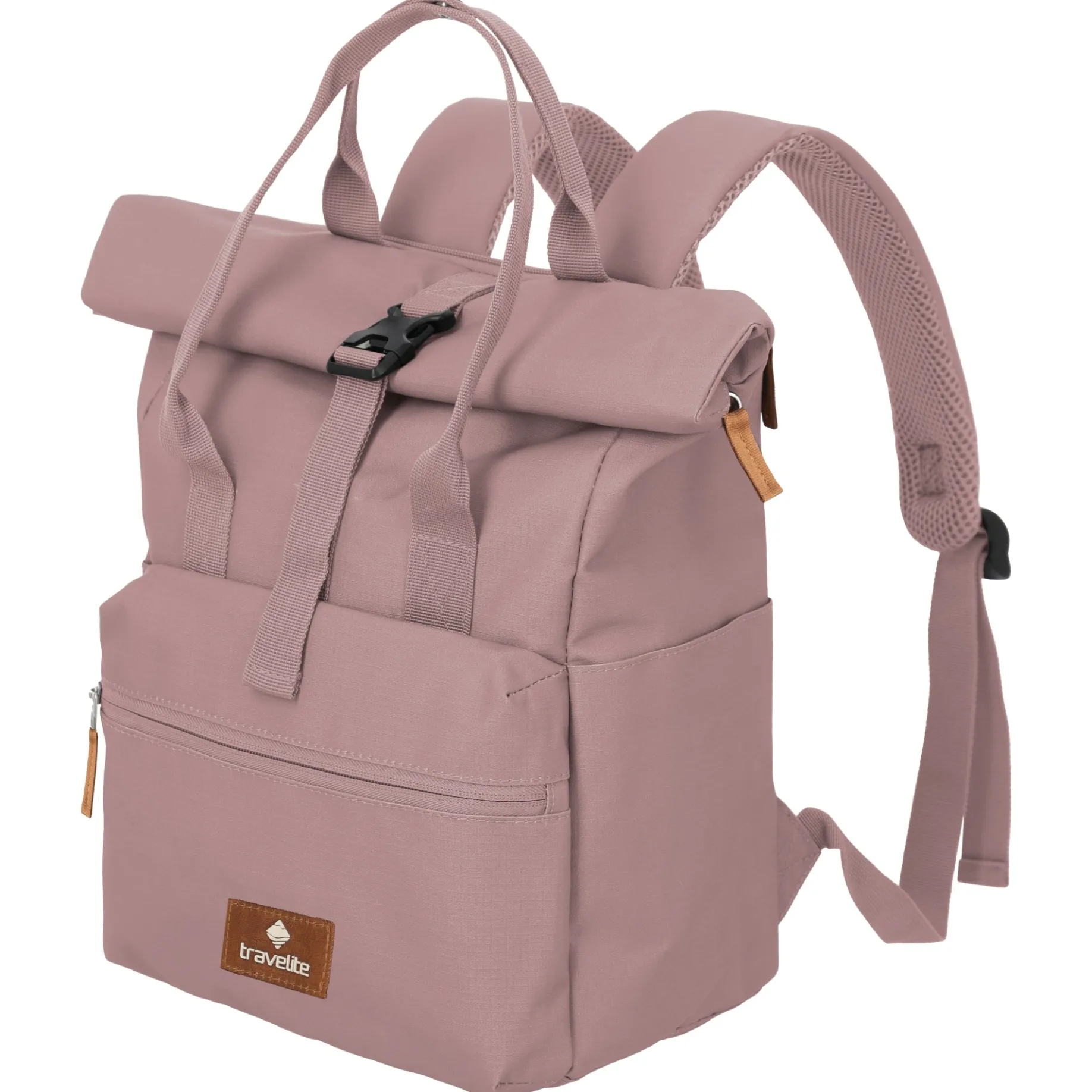 Basics Short Handle - Rolltop Rucksack 46 cm (smokey rose)