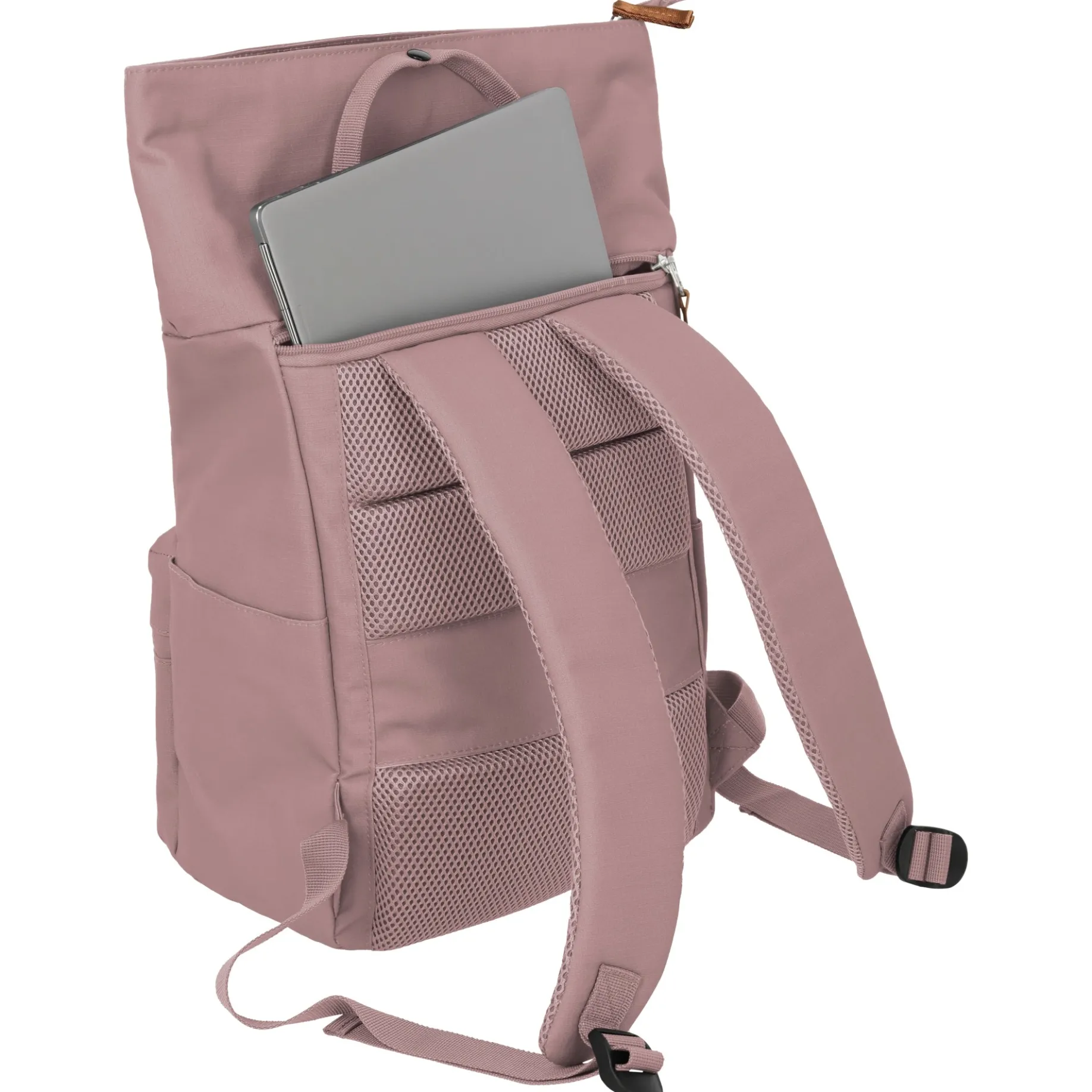 Basics Short Handle - Rolltop Rucksack 46 cm (smokey rose)