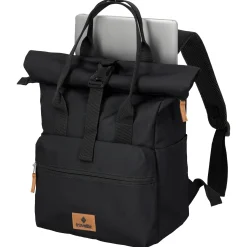 Basics Short Handle - Rolltop Rucksack 46 cm erw. (black)