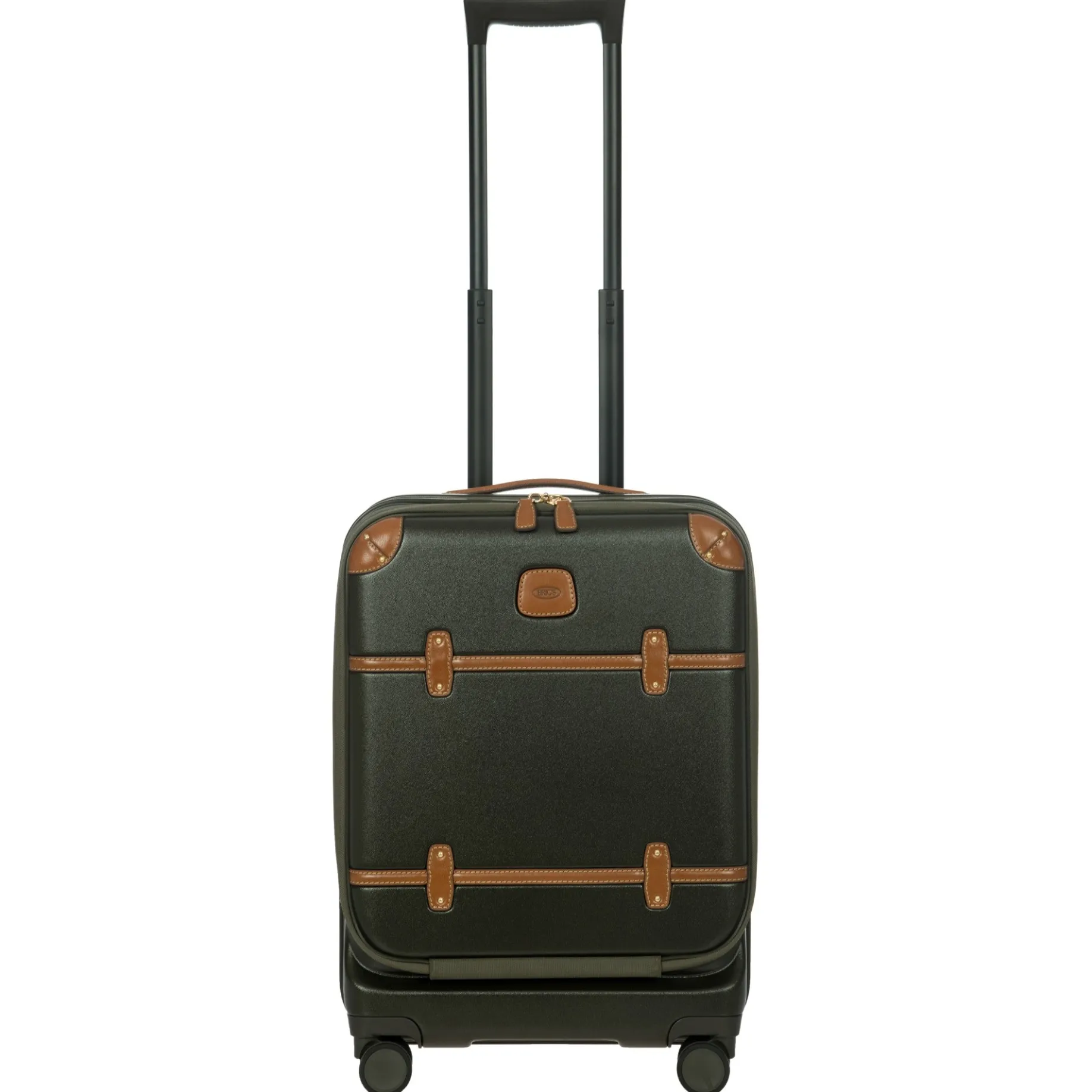 Bellagio - 4-Rollen-Kabinentrolley mit Vortasche 55 cm erw. recycelt (olive)