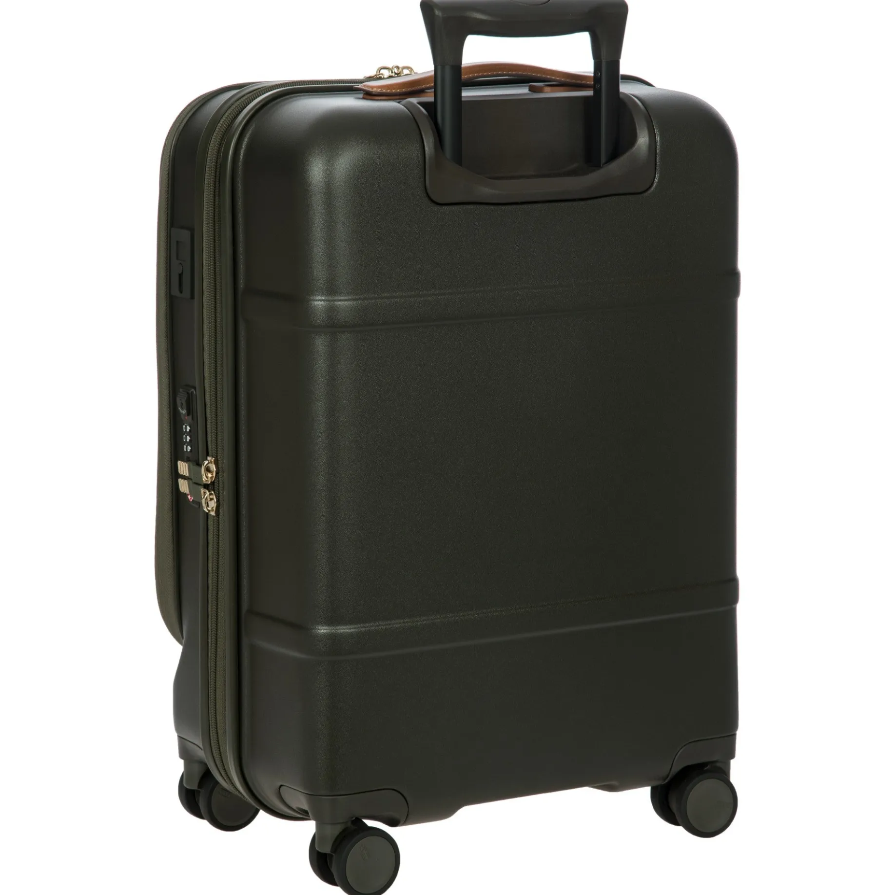 Bellagio - 4-Rollen-Kabinentrolley mit Vortasche 55 cm erw. recycelt (olive)