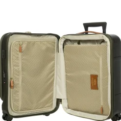 Bellagio - 4-Rollen-Kabinentrolley mit Vortasche 55 cm erw. recycelt (olive)