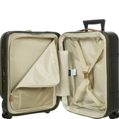 Bellagio - 4-Rollen-Kabinentrolley mit Vortasche 55 cm erw. recycelt (olive)