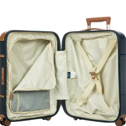 Bellagio - 4-Rollen-Kabinentrolley 55 cm recycelt (blue/tan)