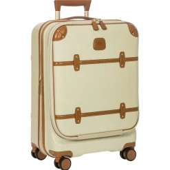Bellagio - 4-Rollen-Kabinentrolley mit Vortasche 55 cm erw. recycelt (cream)