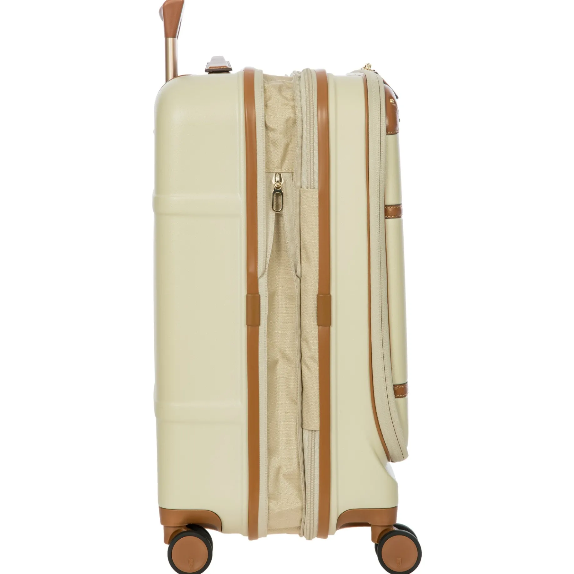 Bellagio - 4-Rollen-Kabinentrolley mit Vortasche 55 cm erw. recycelt (cream)