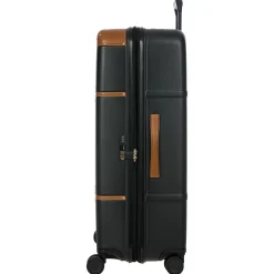 Bellagio - 4-Rollen-Trolley 82 cm erw. recycelt (black/tan)