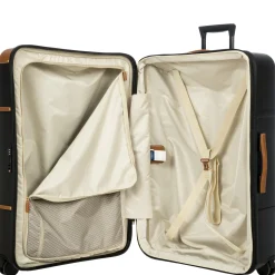 Bellagio - 4-Rollen-Trolley 82 cm erw. recycelt (black/tan)