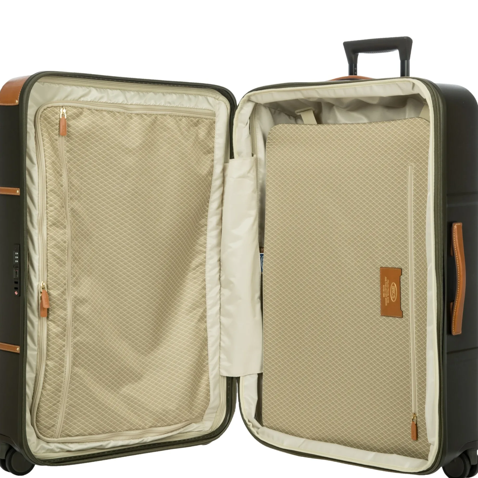 Bellagio - 4-Rollen-Trolley 76 cm erw. recycelt (olive)