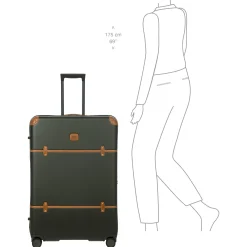 Bellagio - 4-Rollen-Trolley 82 cm erw. recycelt (olive)