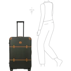 Bellagio - 4-Rollen-Trolley 70.5 cm erw. recycelt (olive)