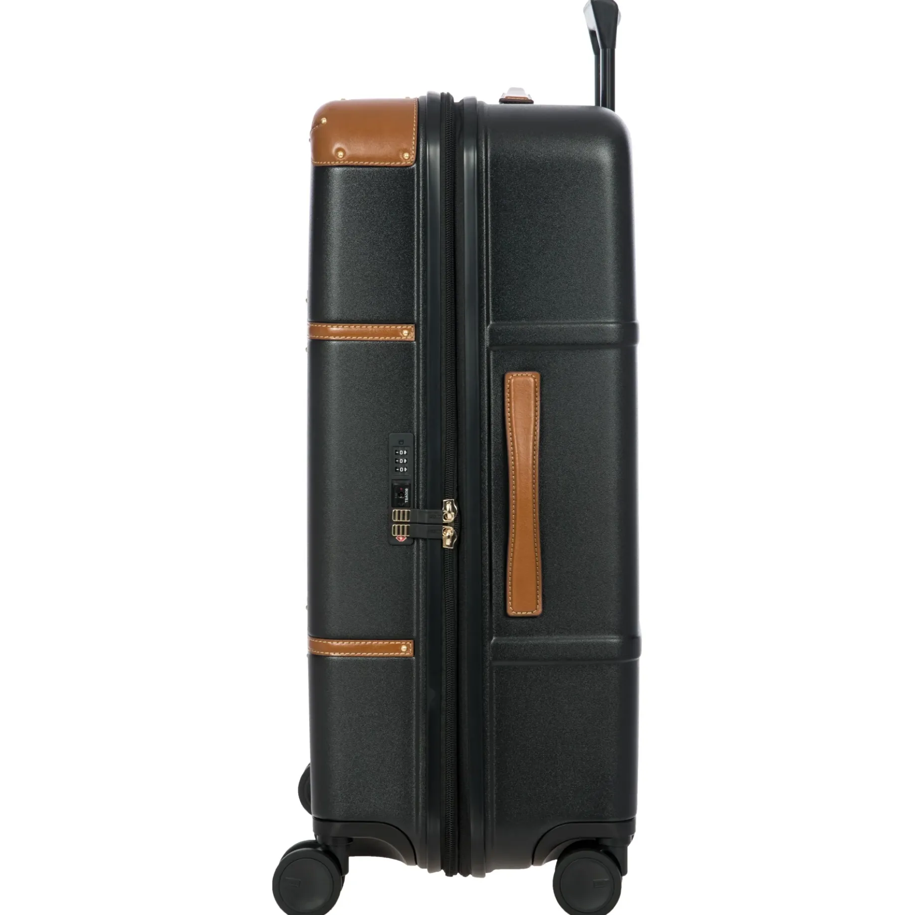 Bellagio - 4-Rollen-Trolley 70.5 cm erw. recycelt (black/tan)